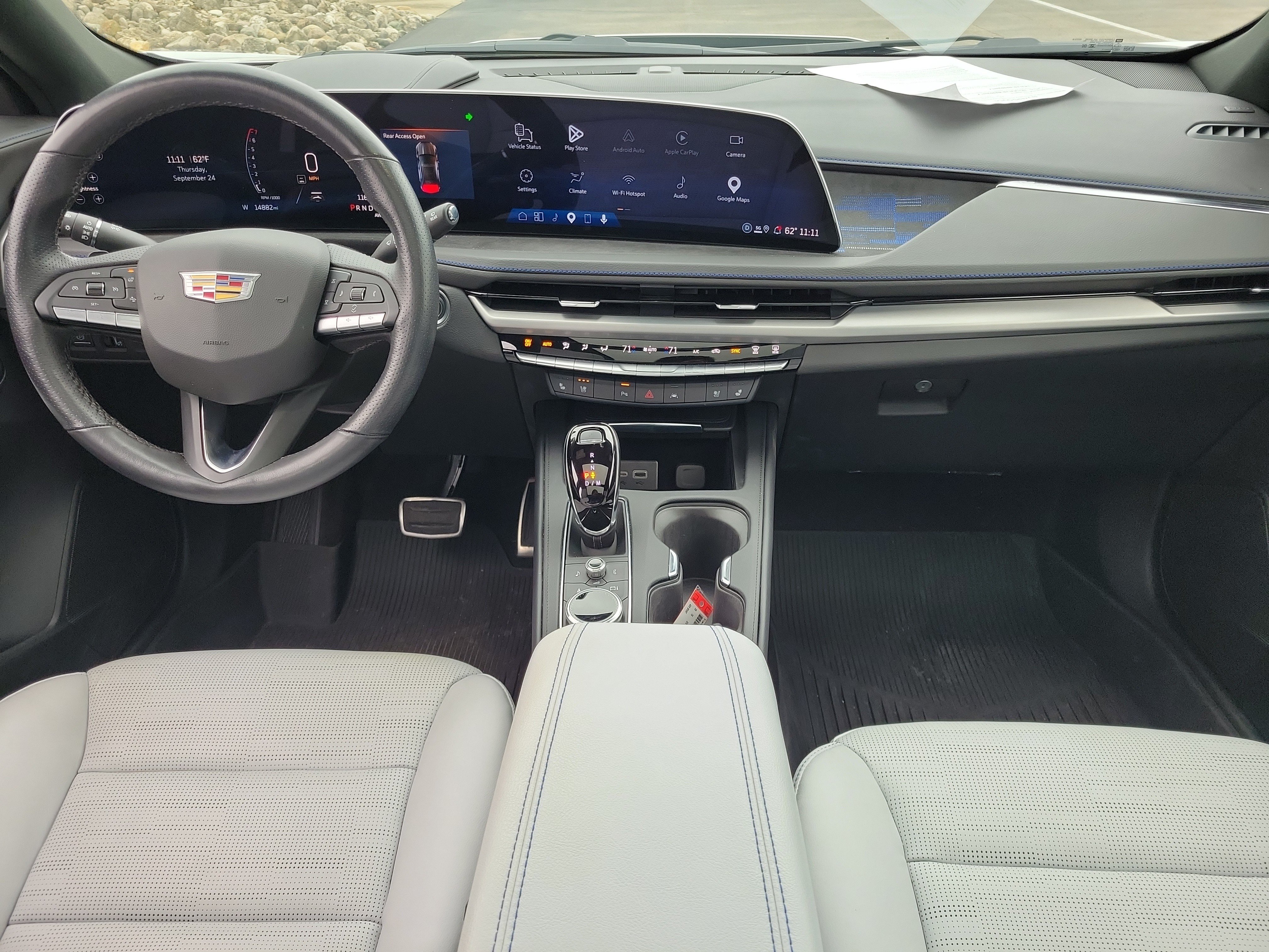 Used 2025 Crystal White Tricoat Cadillac Sport image 13