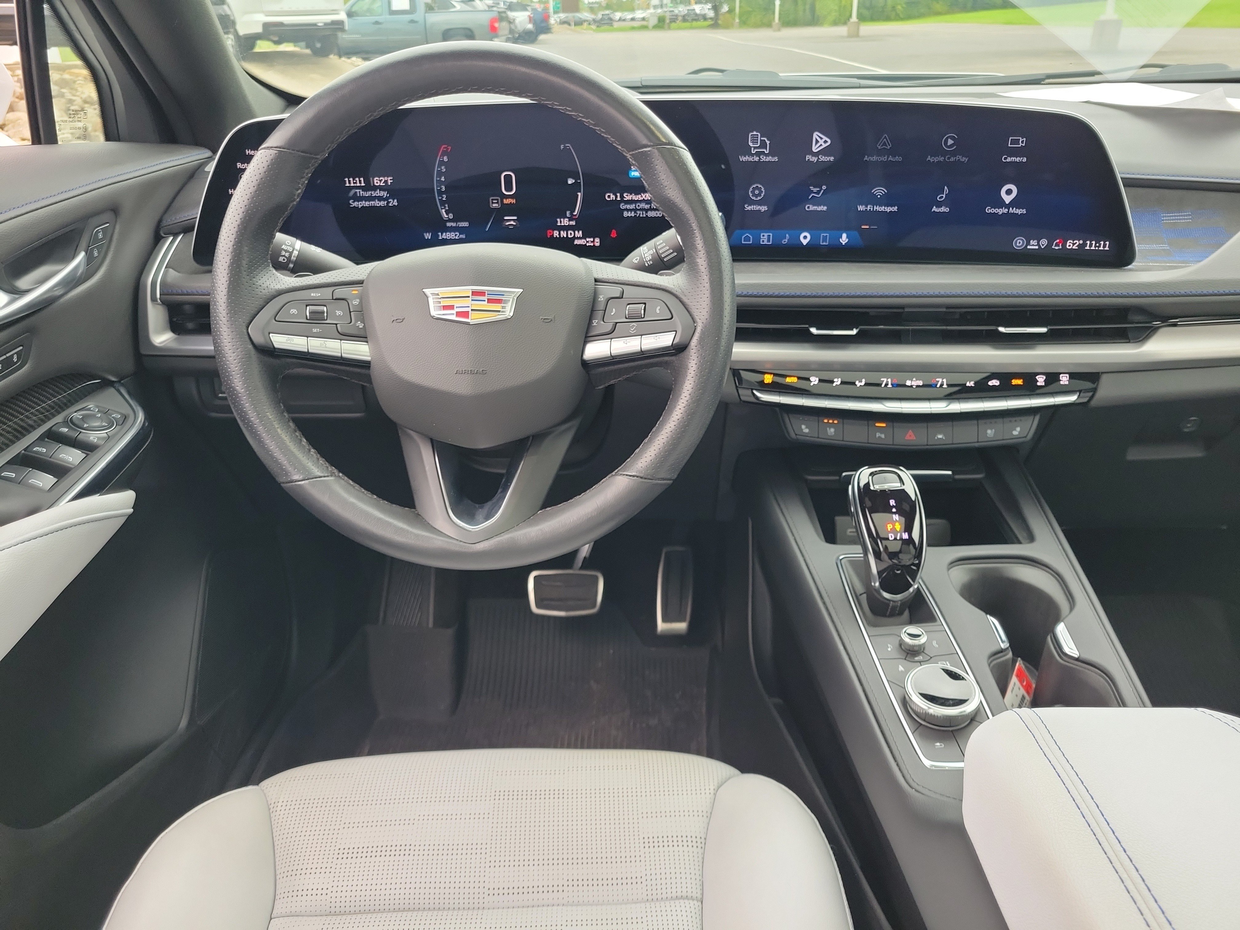 Used 2025 Crystal White Tricoat Cadillac Sport image 14