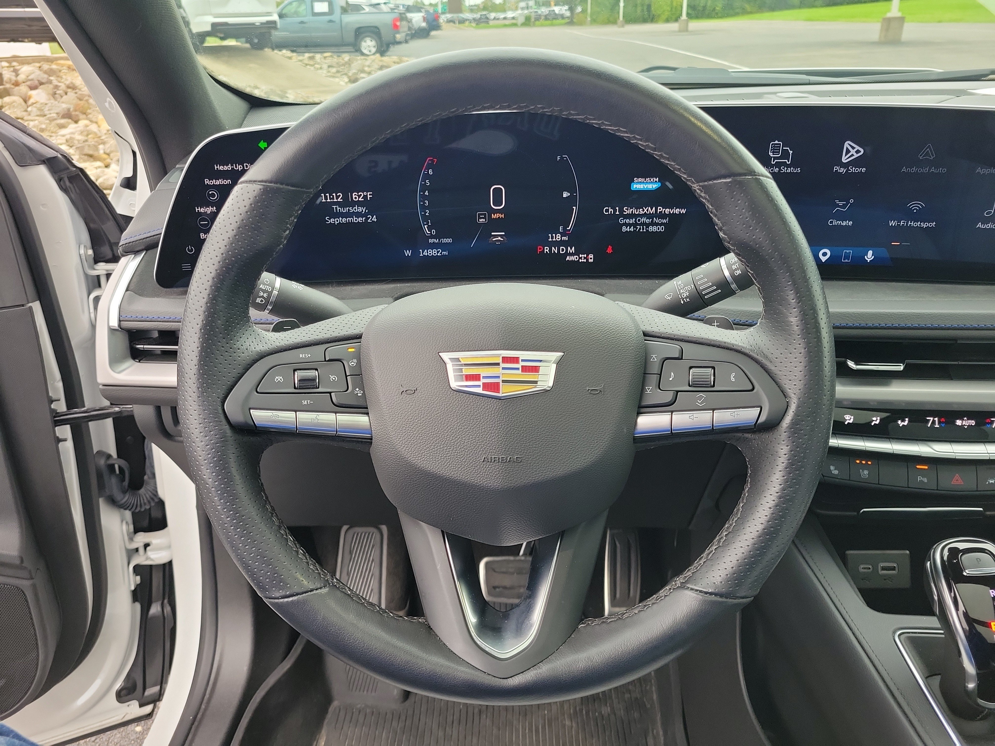 Used 2025 Crystal White Tricoat Cadillac Sport image 26