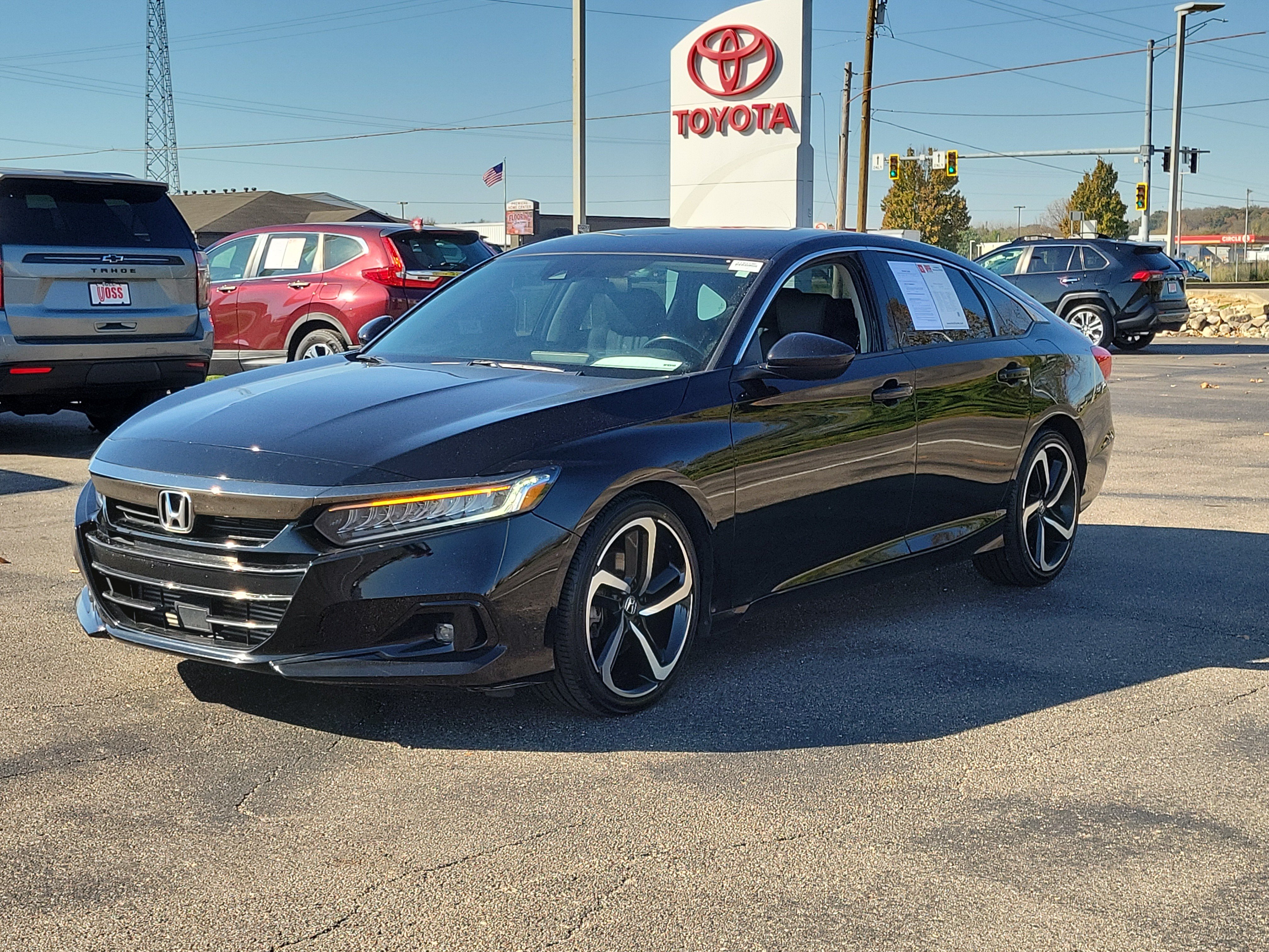 Used 2022 Crystal Black Pearl Honda Sport Special Edition image 6