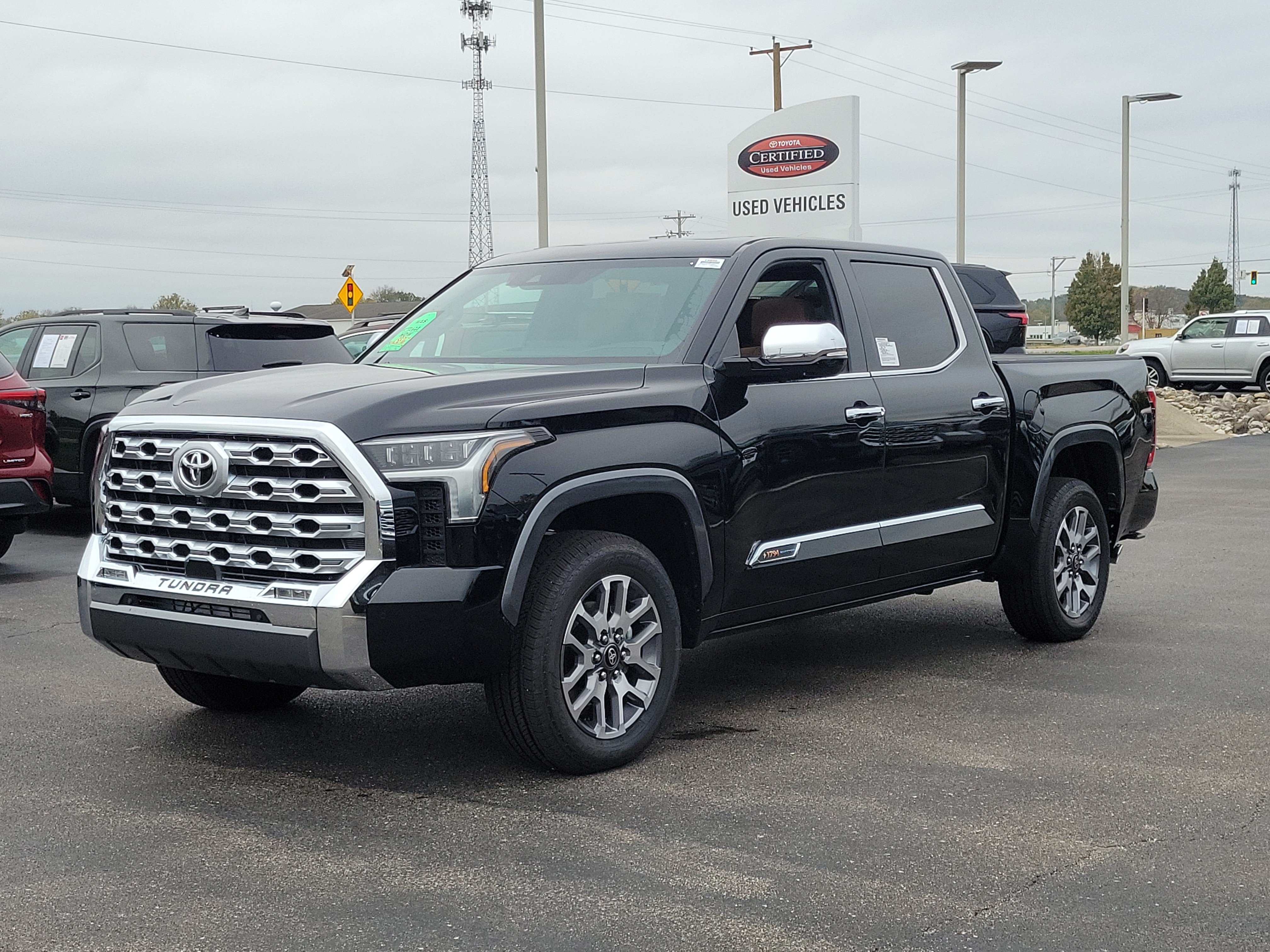 New 2026 Midnight Black Metallic Toyota 1794 Edition CrewMax 5.5