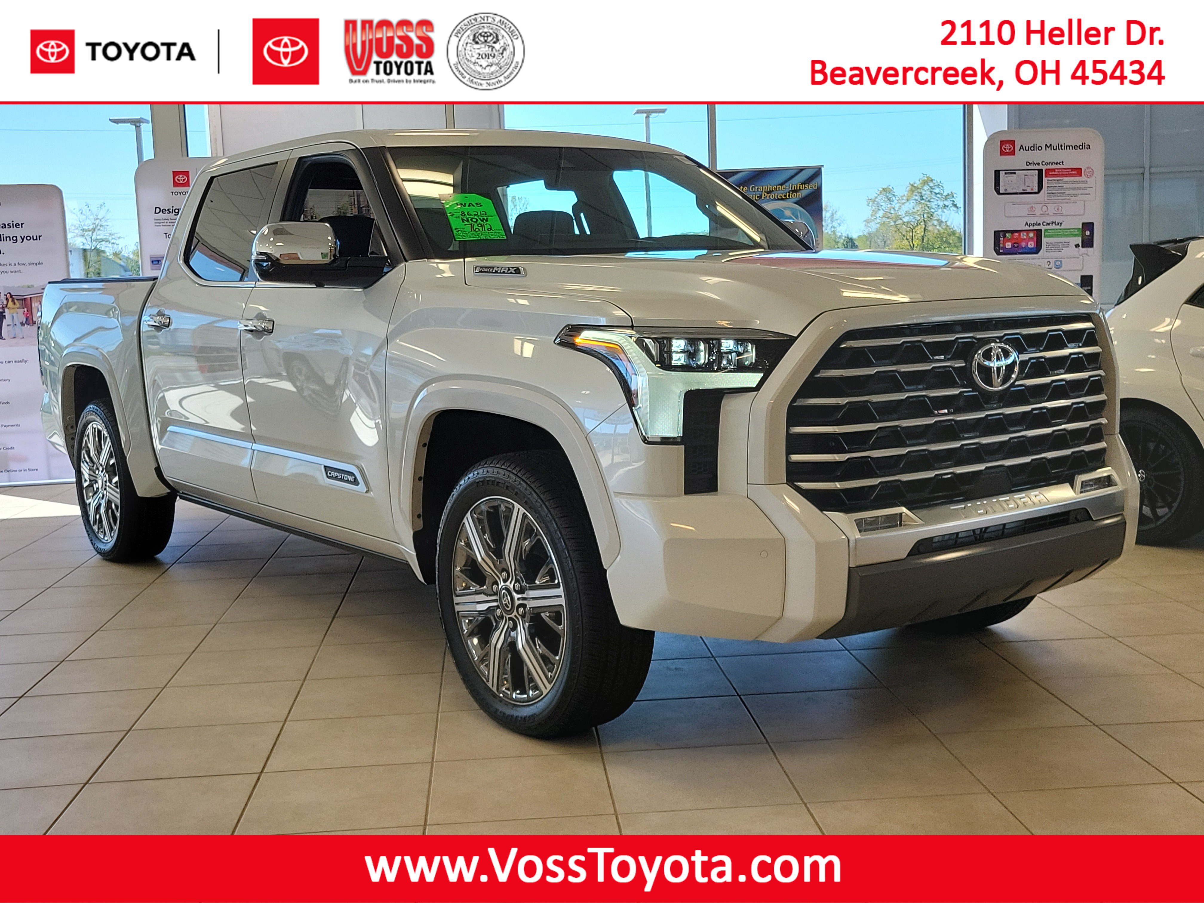 New 2026 Wind Chill Pearl Toyota Capstone CrewMax 6.4