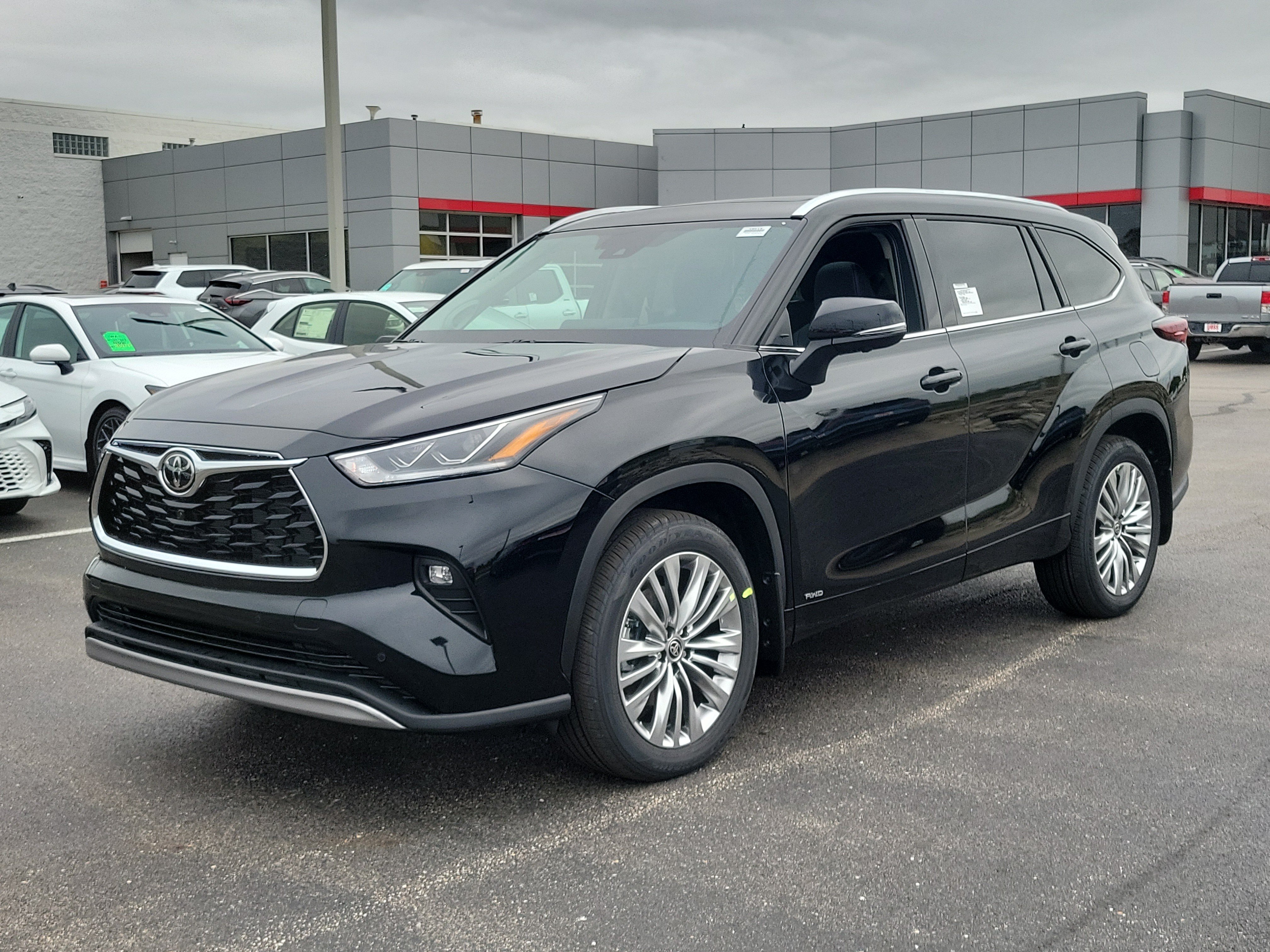 New 2026 Midnight Black Metallic Toyota Hybrid Platinum image 2