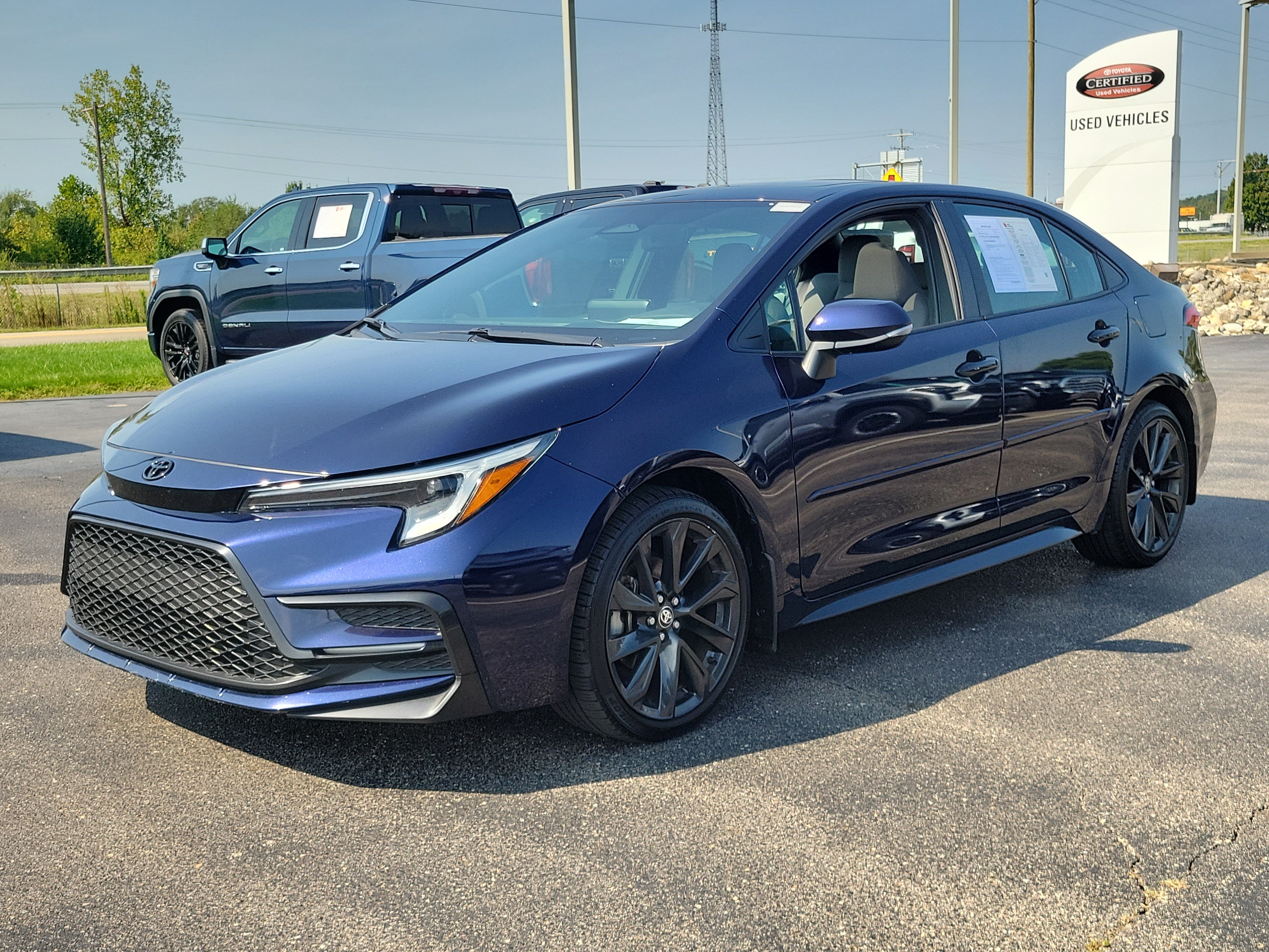 Certified Used 2024 DK. BLUE Toyota SE image 32