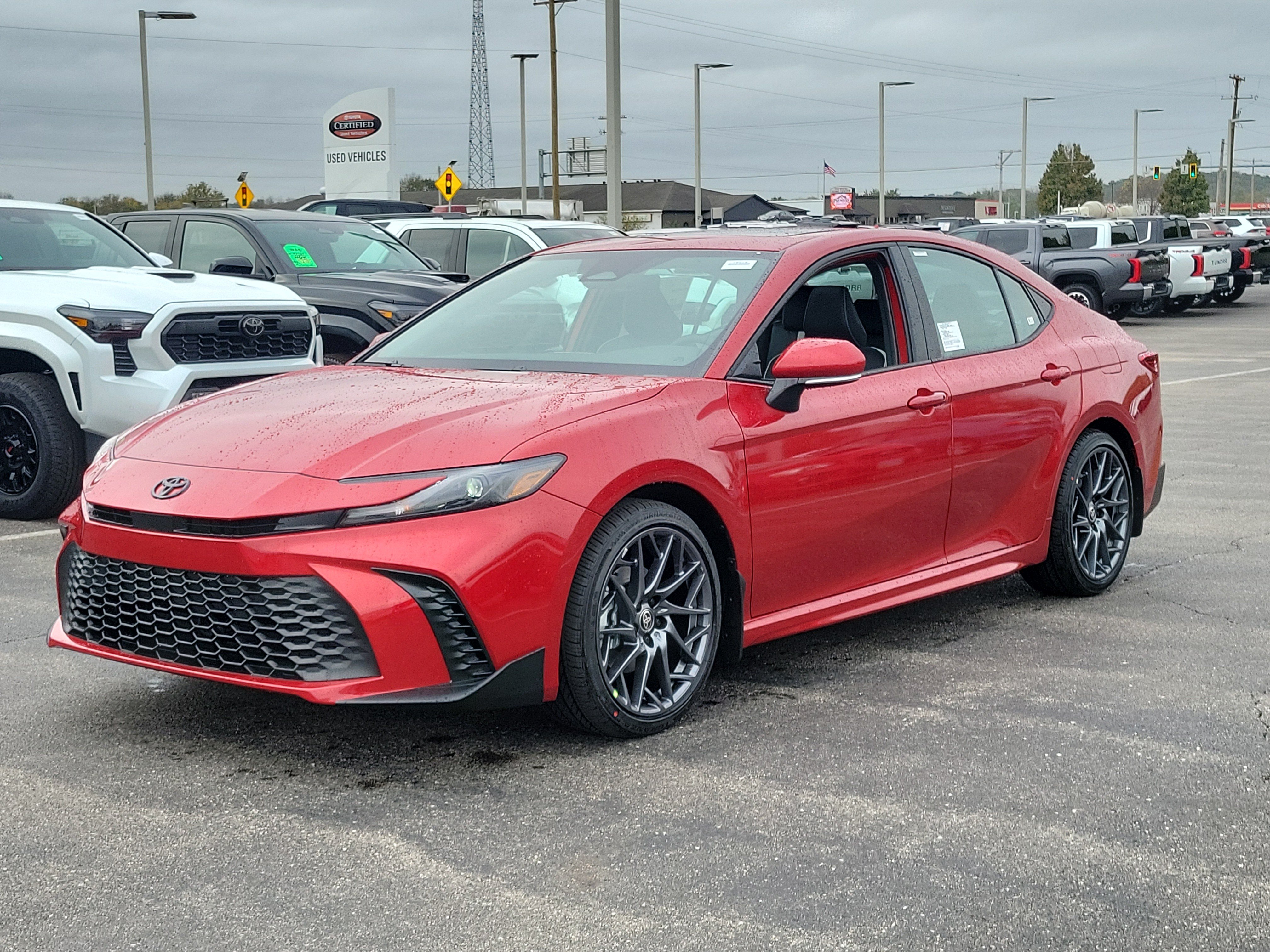 New 2026 Supersonic Red Toyota SE image 2