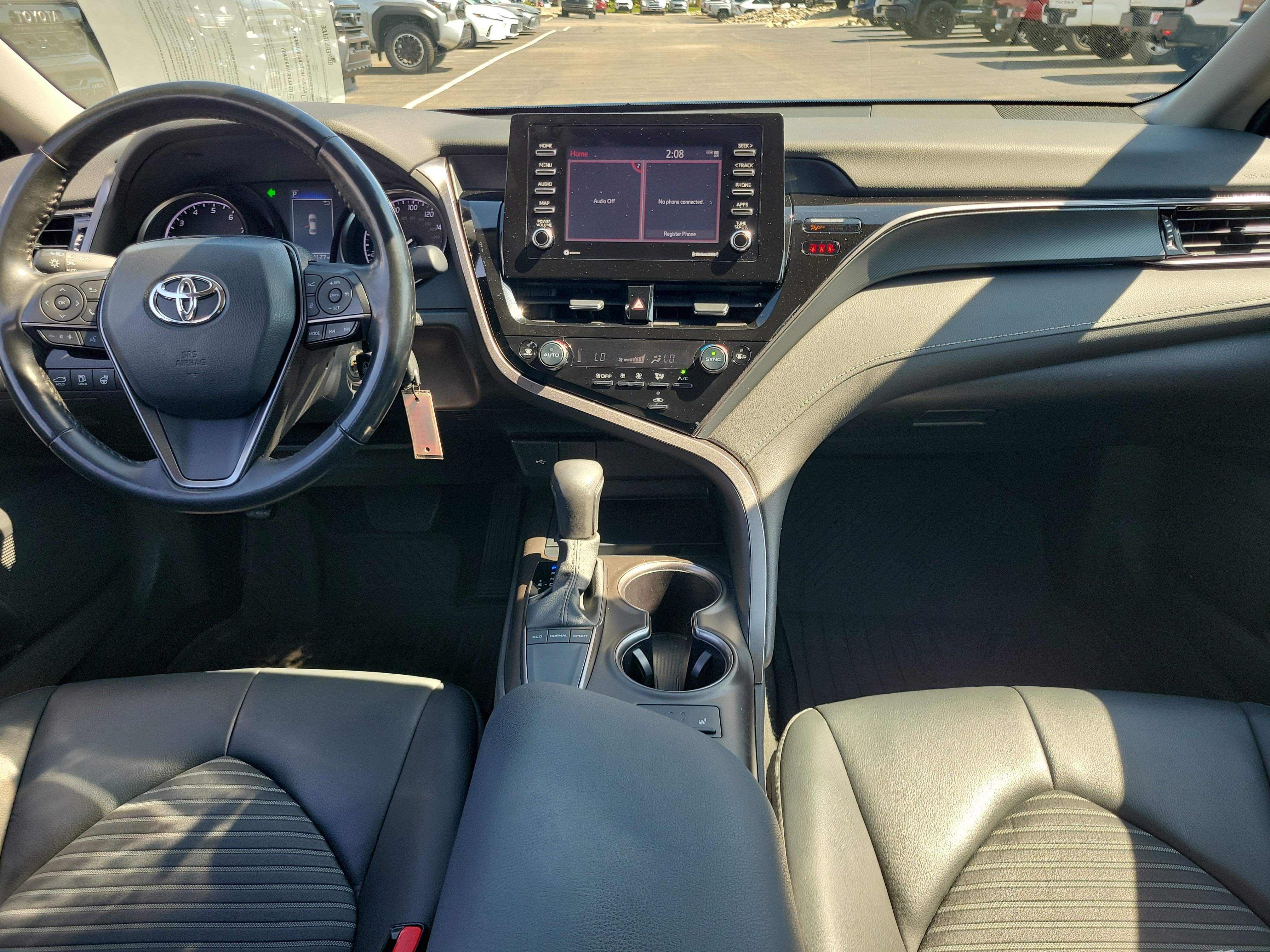 Used 2023 Midnight Black Metallic Toyota SE image 13
