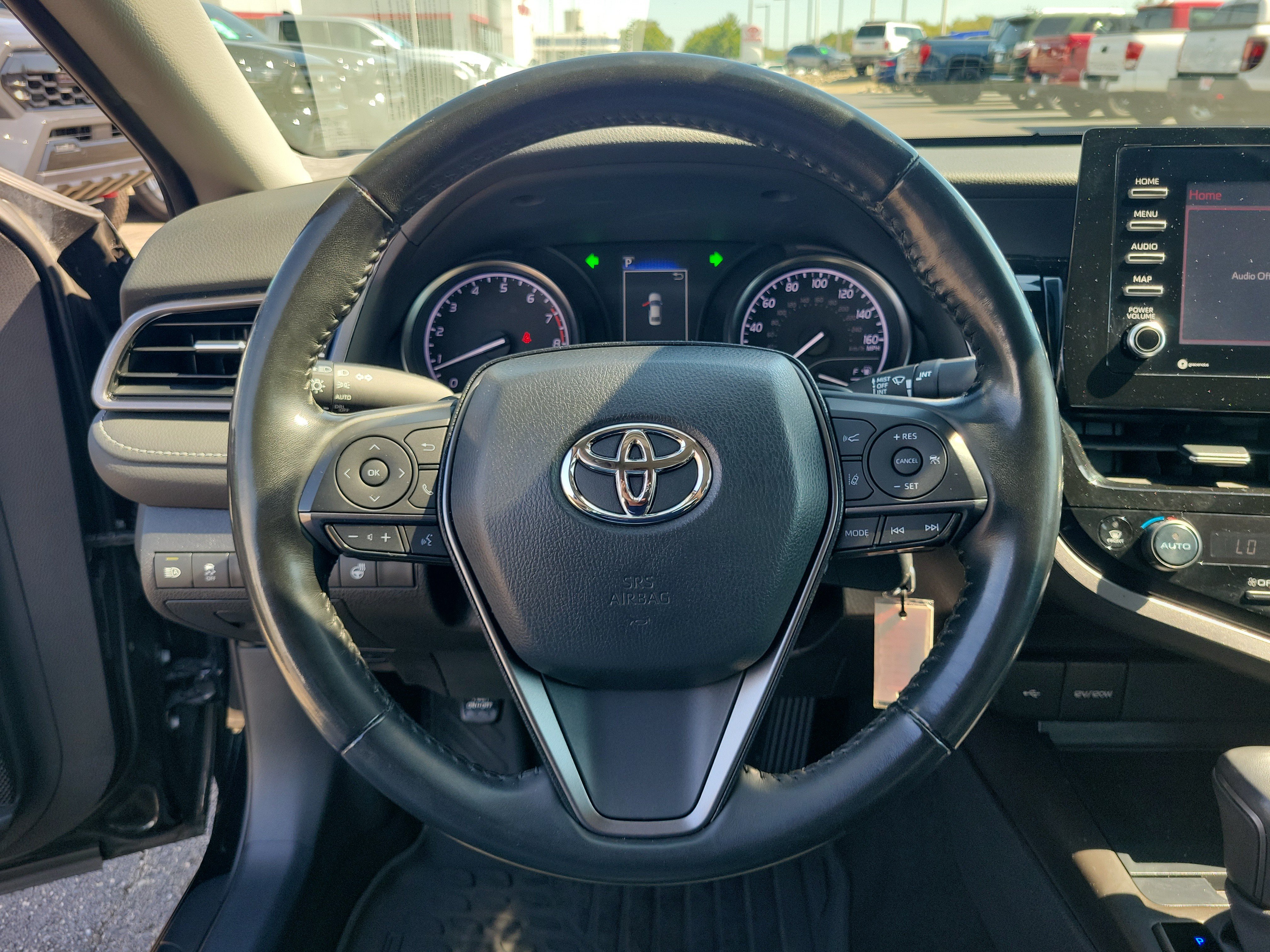 Used 2023 Midnight Black Metallic Toyota SE image 25