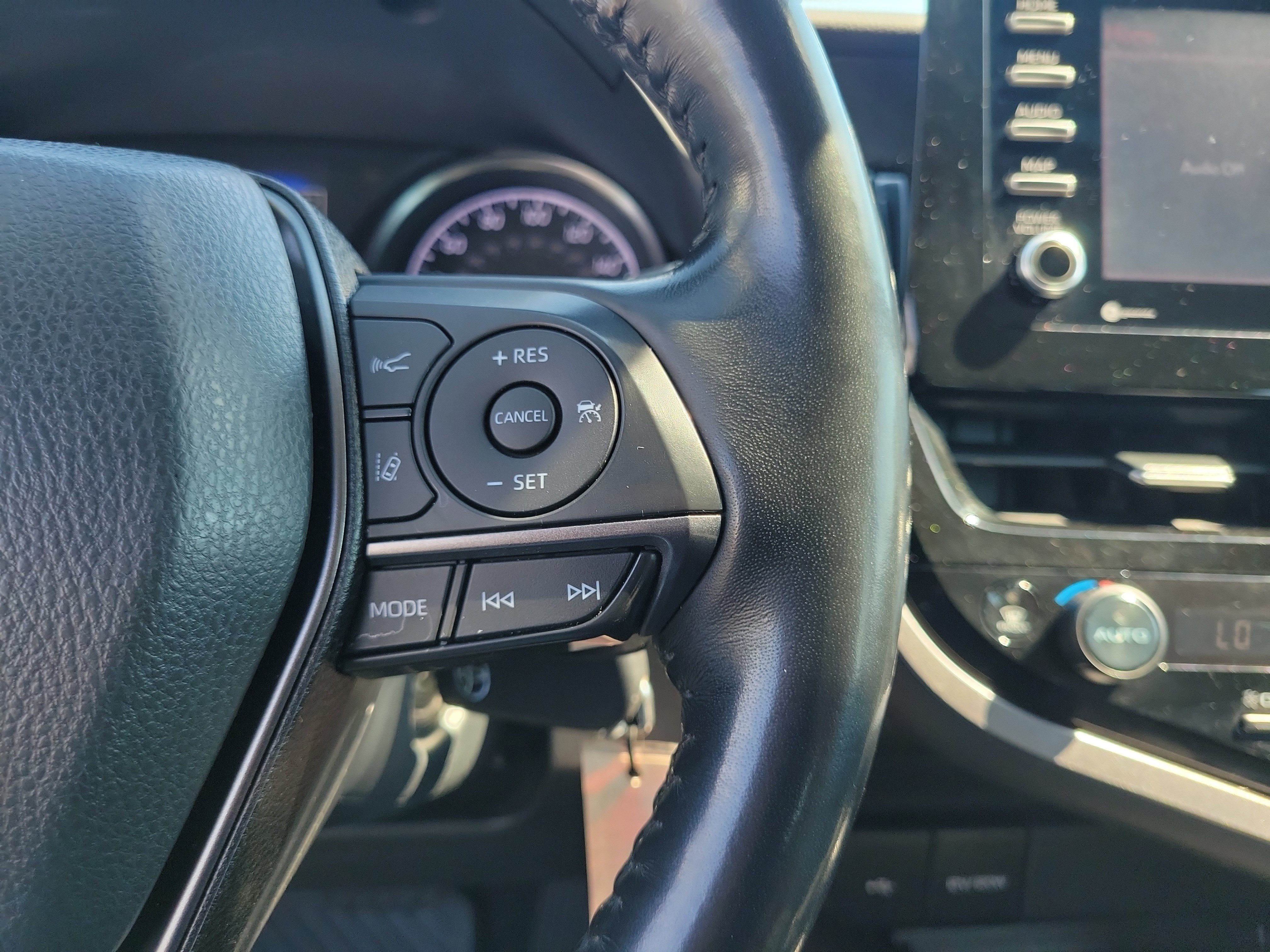 Used 2023 Midnight Black Metallic Toyota SE image 27
