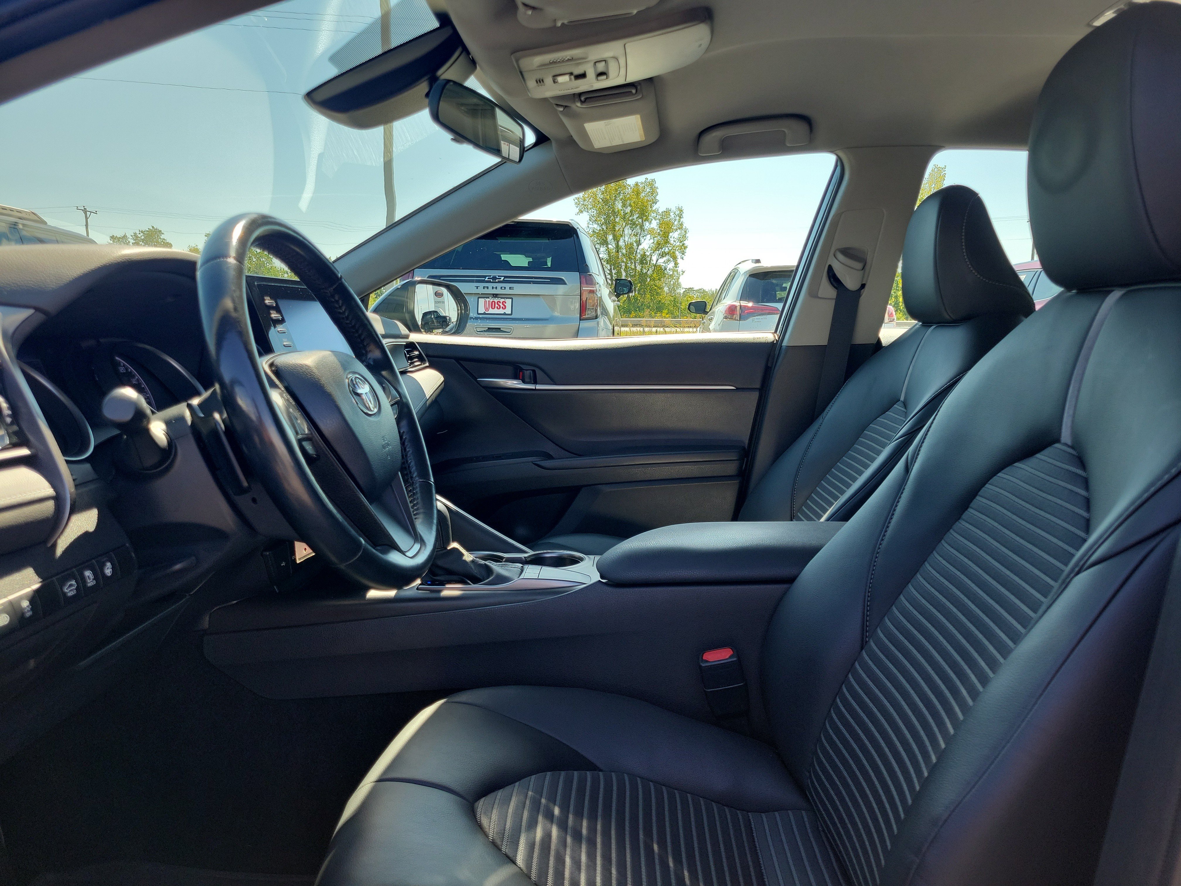 Used 2023 Midnight Black Metallic Toyota SE image 19