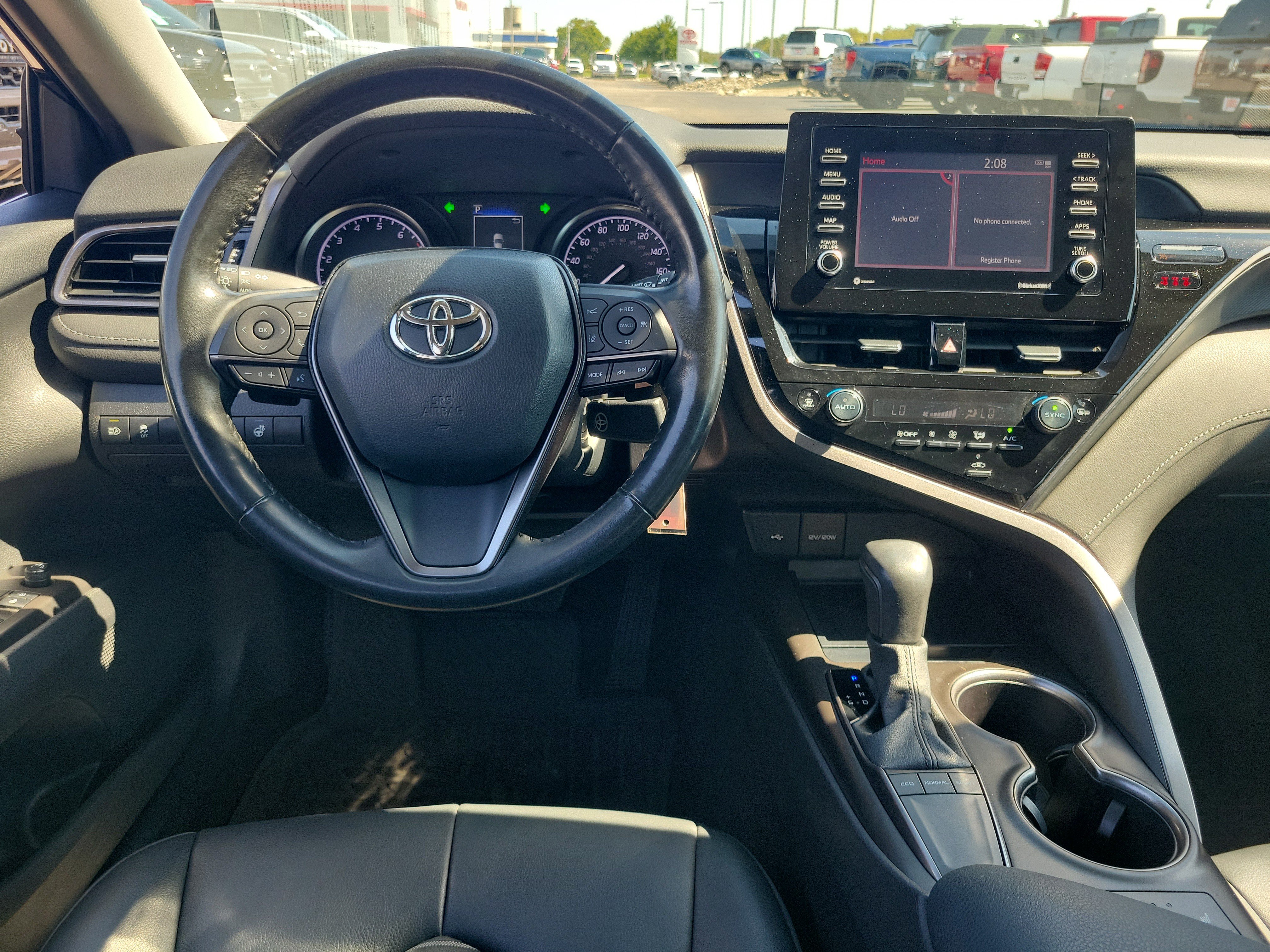 Used 2023 Midnight Black Metallic Toyota SE image 14