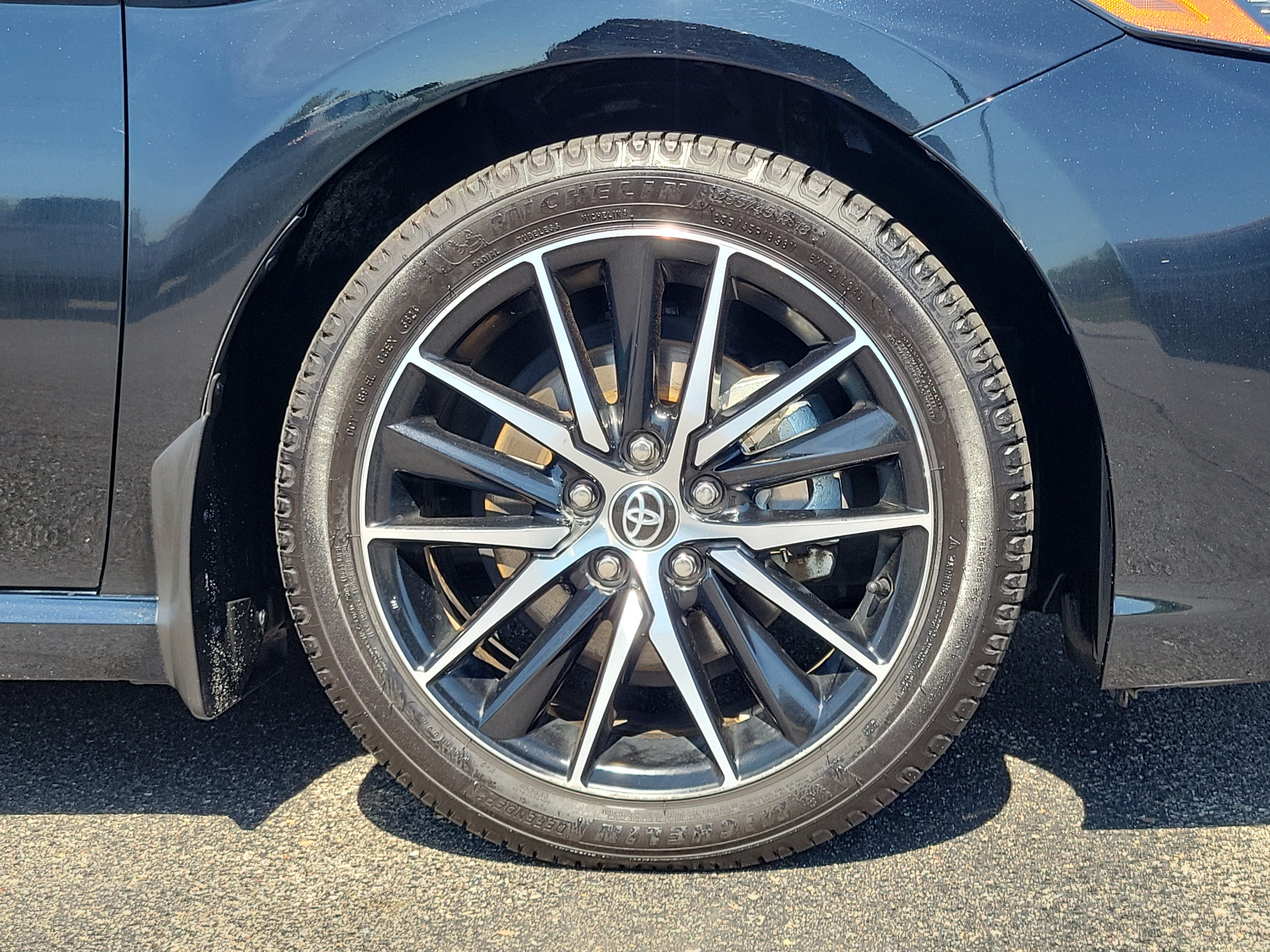 Used 2023 Midnight Black Metallic Toyota SE image 9