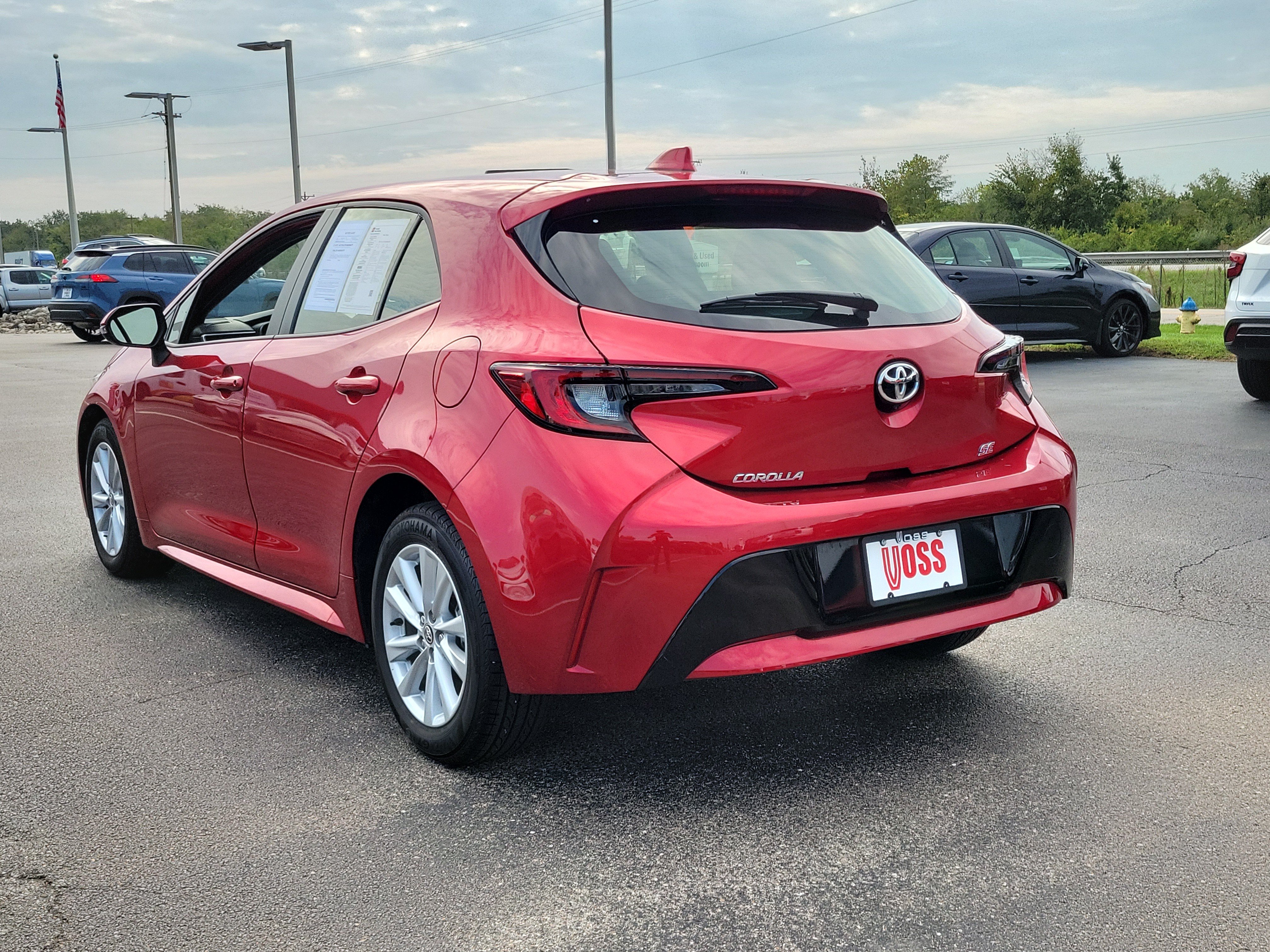Certified Used 2025 RED Toyota SE image 7