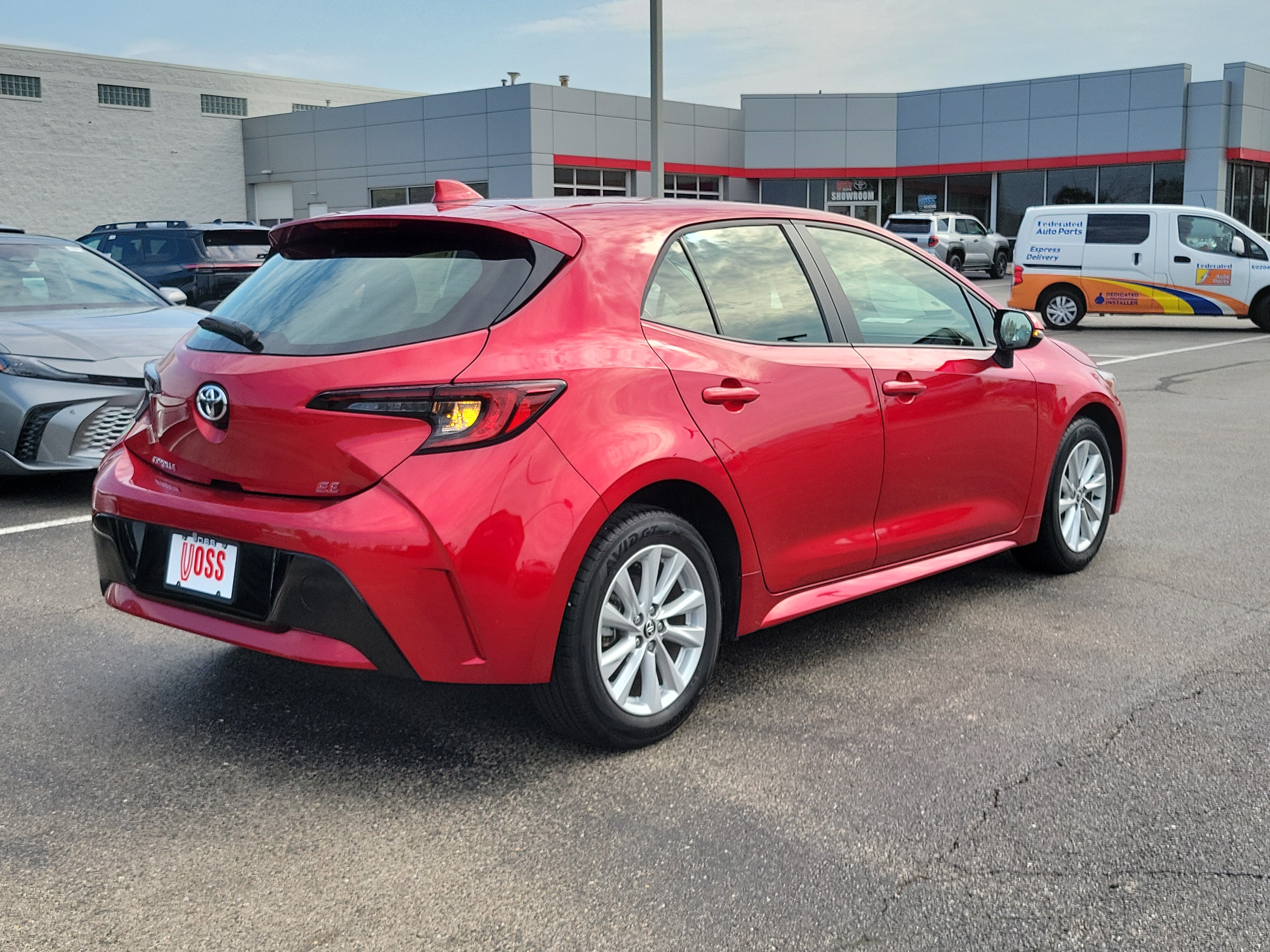 Certified Used 2025 RED Toyota SE image 8