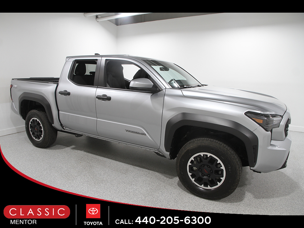 Celestial Silver Metallic 2026 Toyota Tacoma Pickup Truck Four-Wheel Drive 8-Speed Automatic