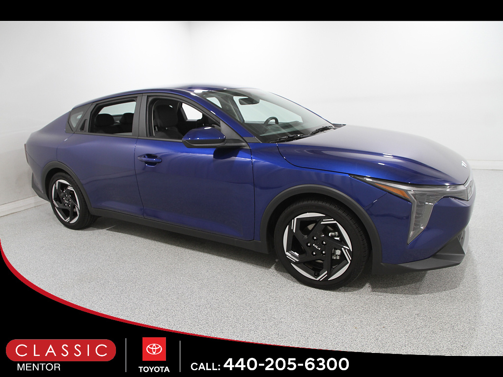 Deep Sea Blue 2025 Kia K4 Sedan Front-Wheel Drive Continuously Variable Transmission