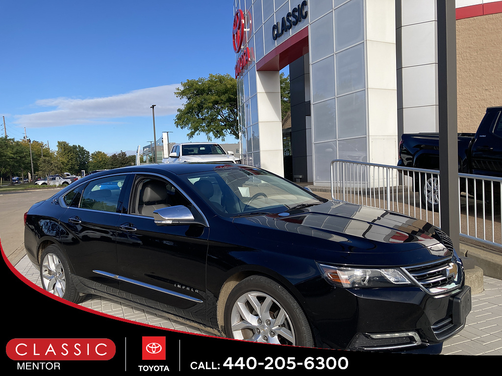 Mosaic Black Metallic 2017 Chevrolet Impala Sedan Front-Wheel Drive 6-Speed Automatic Overdrive