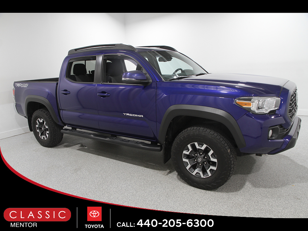 Blue Crush Metallic 2022 Toyota Tacoma Pickup Truck Four-Wheel Drive 6-Speed Automatic