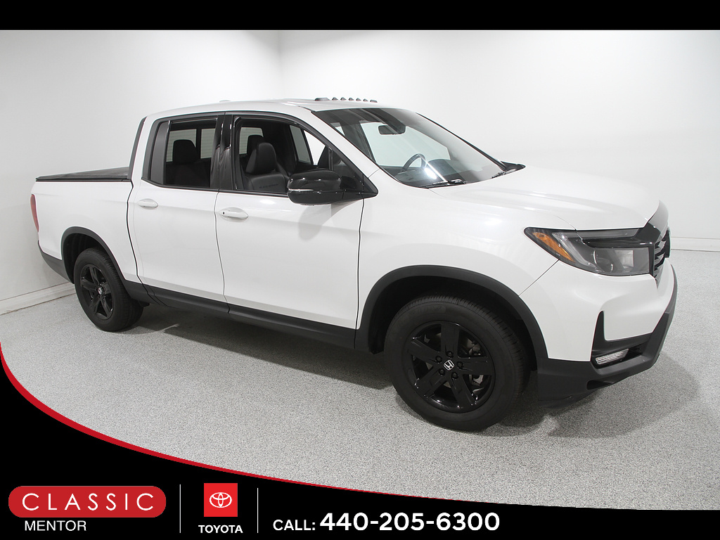 Platinum White Pearl 2023 Honda Ridgeline Pickup Truck All-Wheel Drive 9-Speed Automatic