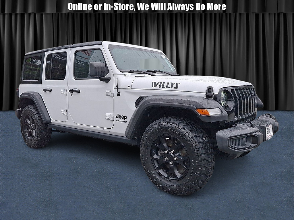 2021 Jeep Wrangler Willys Sport comparison vehicle
