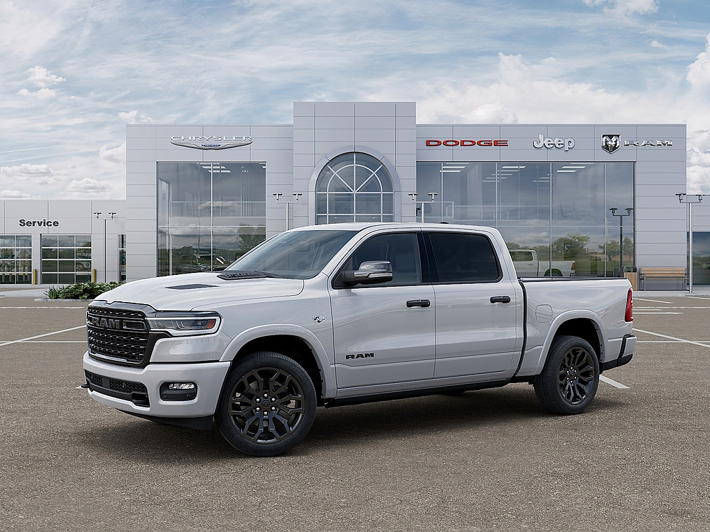 Ivory White Tri-Coat Pearlcoat 2026 RAM 1500 Pickup Truck Four-Wheel Drive 8-Speed Automatic