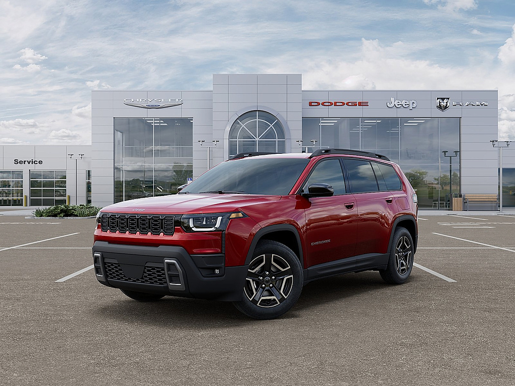 Red Hot Pearl Coat 2026 Jeep Cherokee SUV / Crossover Four-Wheel Drive Continuously Variable Transmission