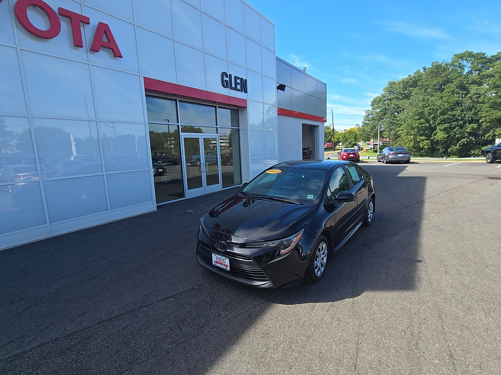 Midnight Black Metallic 2024 Toyota Corolla Sedan Front-Wheel Drive Continuously Variable Transmission