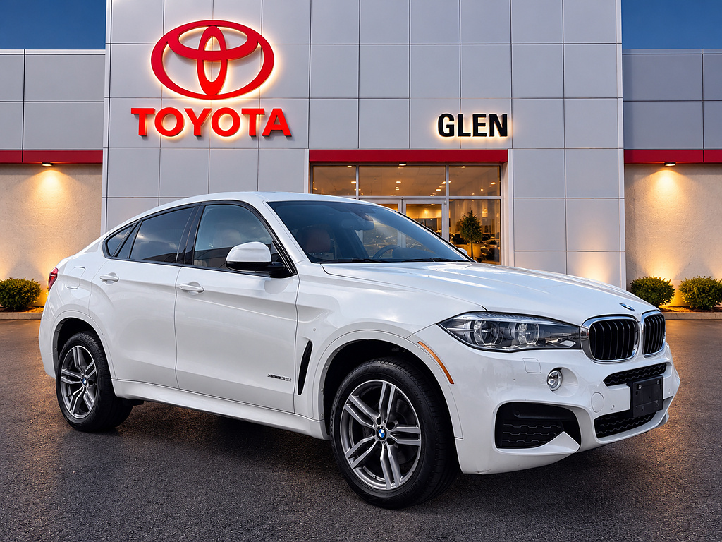 Mineral White Metallic 2016 BMW X6 SUV / Crossover All-Wheel Drive 8-Speed Automatic