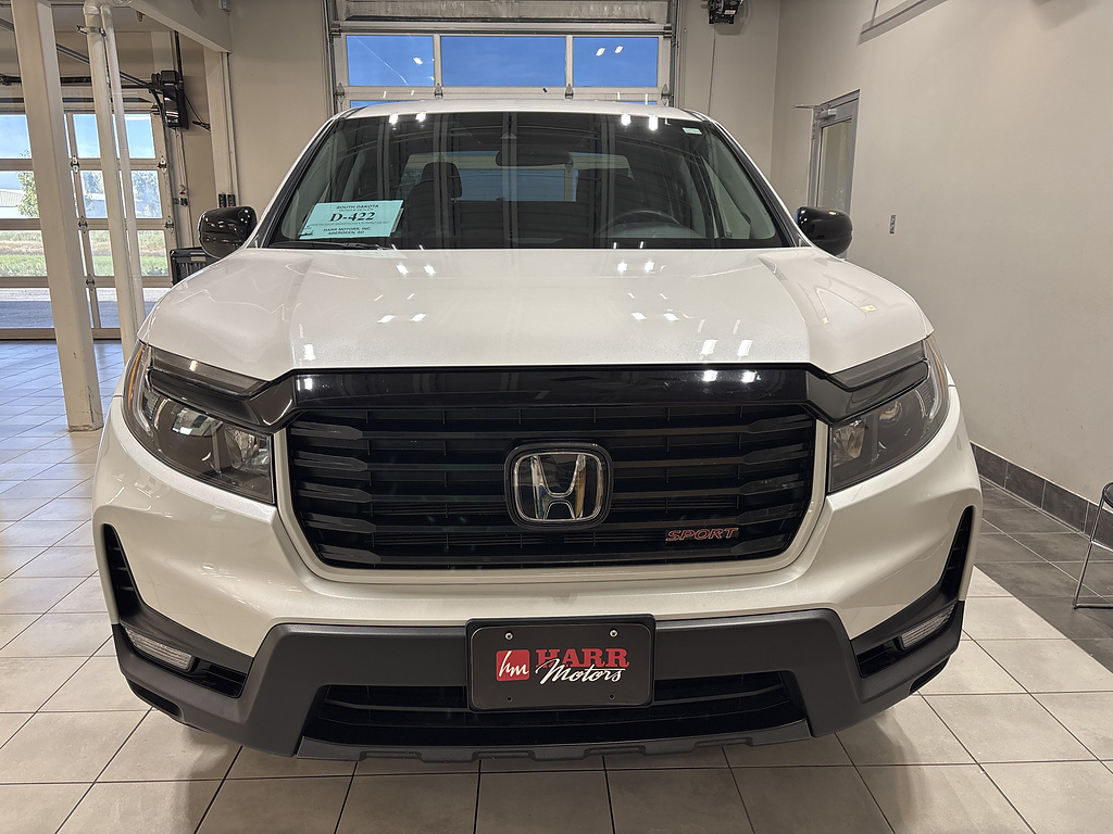 Platinum White Pearl 2023 Honda Ridgeline Pickup Truck All-Wheel Drive 9-Speed Automatic
