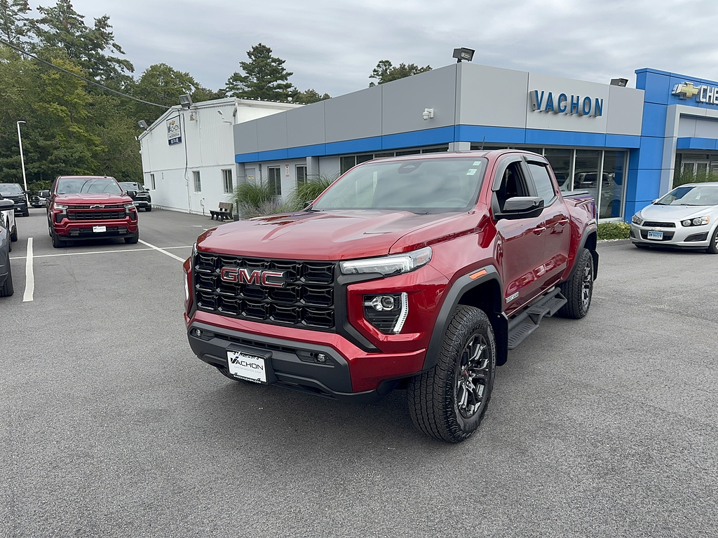 Volcanic Red Tintcoat 2025 GMC Canyon Pickup Truck Four-Wheel Drive 8-Speed Automatic