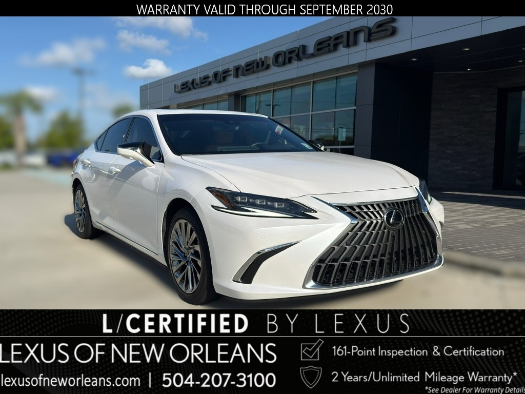 Eminent White Pearl 2025 Lexus ES Hybrid Sedan Front-Wheel Drive 6-Speed CVT