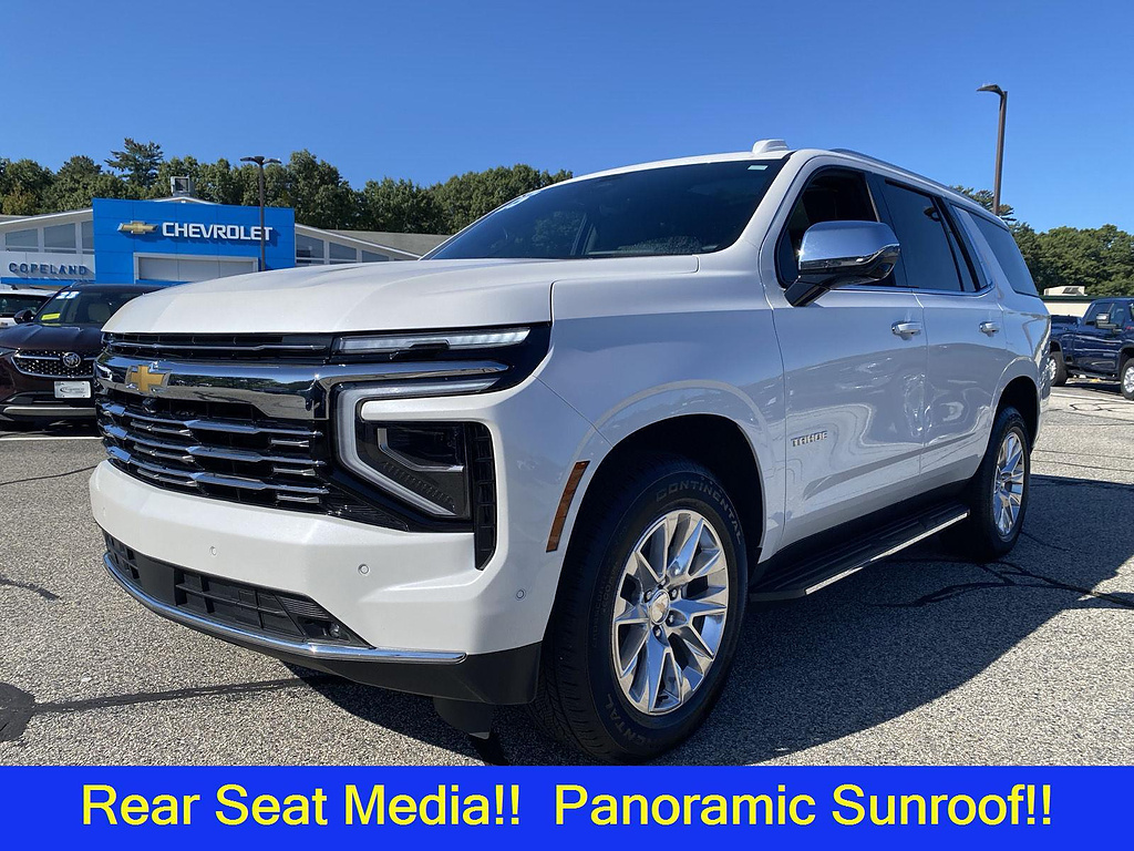 White (Iridescent Pearl Tricoat) 2025 Chevrolet Tahoe SUV / Crossover Four-Wheel Drive Automatic