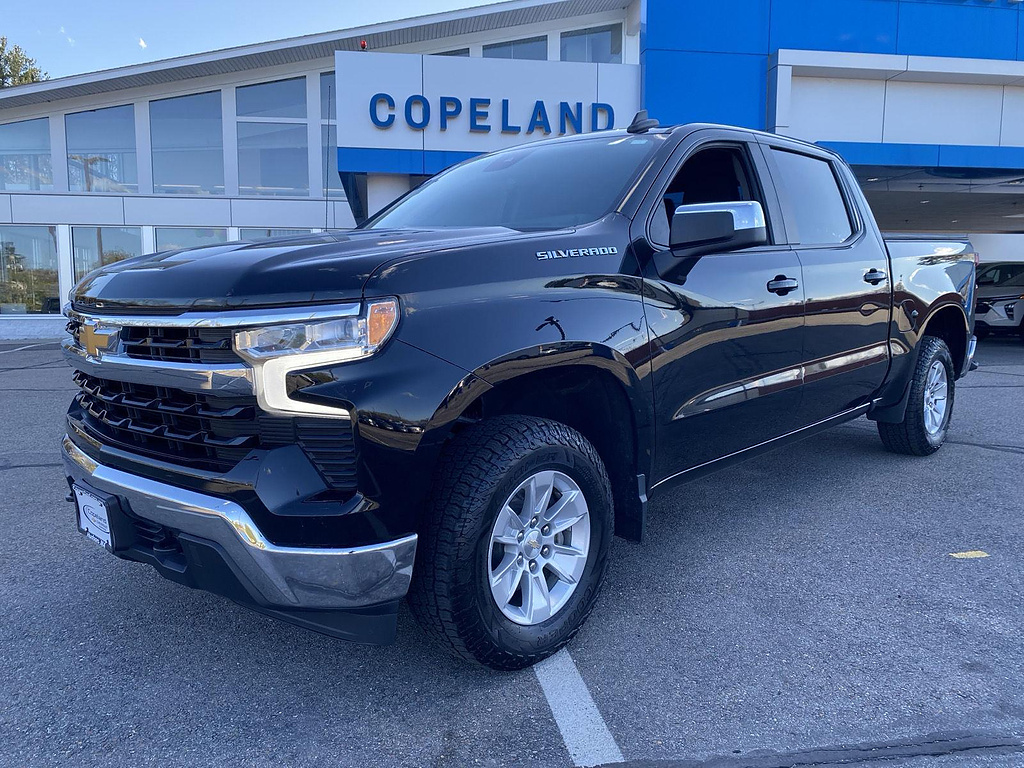 Black 2023 Chevrolet Silverado 1500 Pickup Truck Four-Wheel Drive Automatic