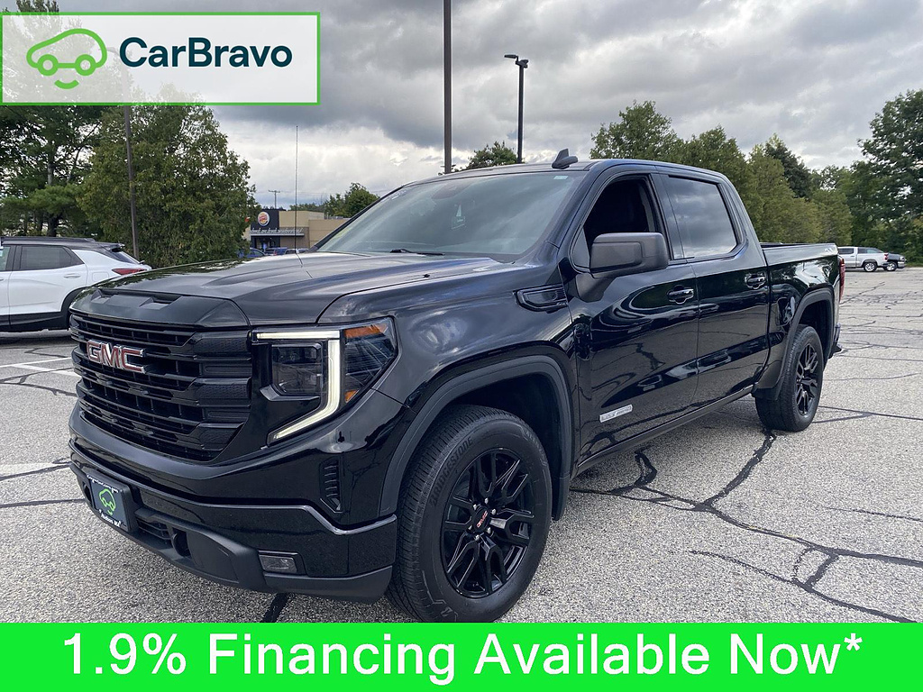 Onyx Black 2023 GMC Sierra 1500 Pickup Truck Four-Wheel Drive 8-Speed Automatic