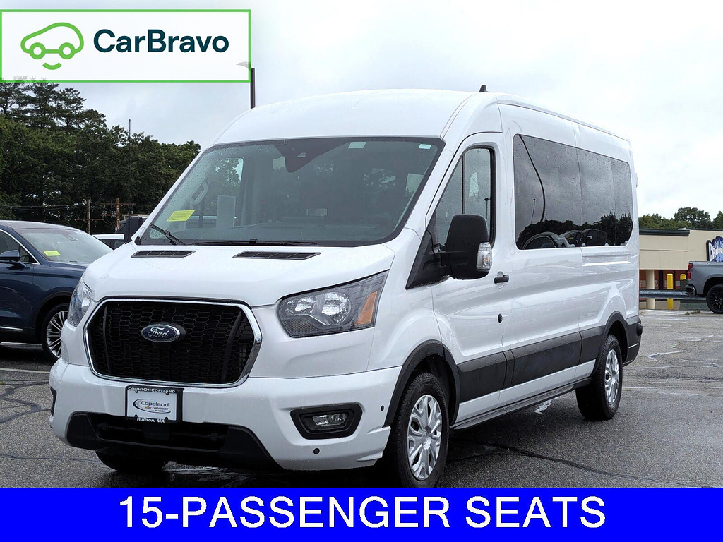 Oxford White 2024 Ford Transit Passenger Van Rear-Wheel Drive Automatic