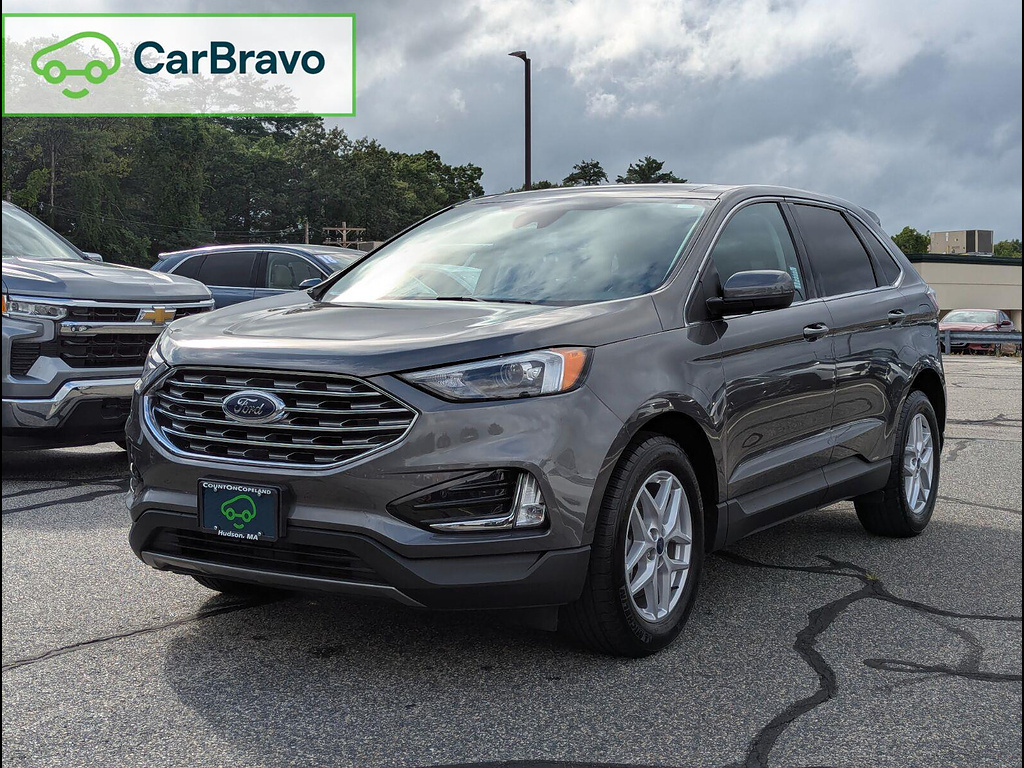 Carbonized Gray 2022 Ford Edge SUV / Crossover All-Wheel Drive Automatic