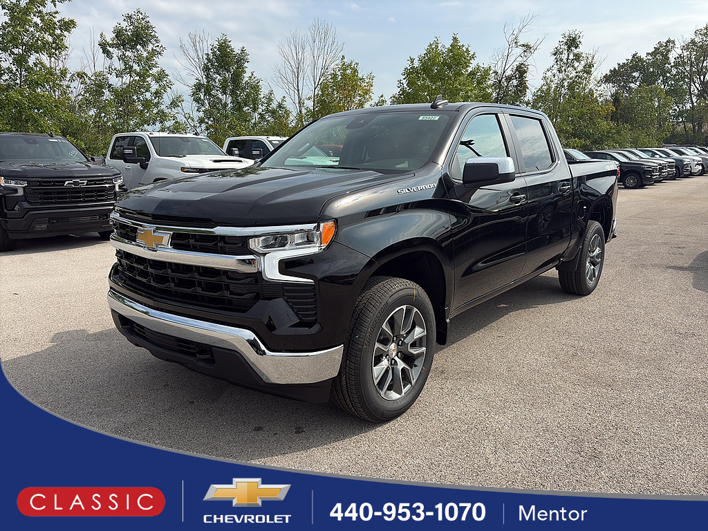 Black 2026 Chevrolet Silverado 1500 Pickup Truck Four-Wheel Drive Automatic