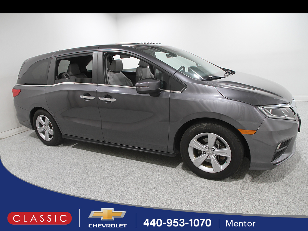 Gray 2019 Honda Odyssey Minivan Front-Wheel Drive 9-Speed Automatic
