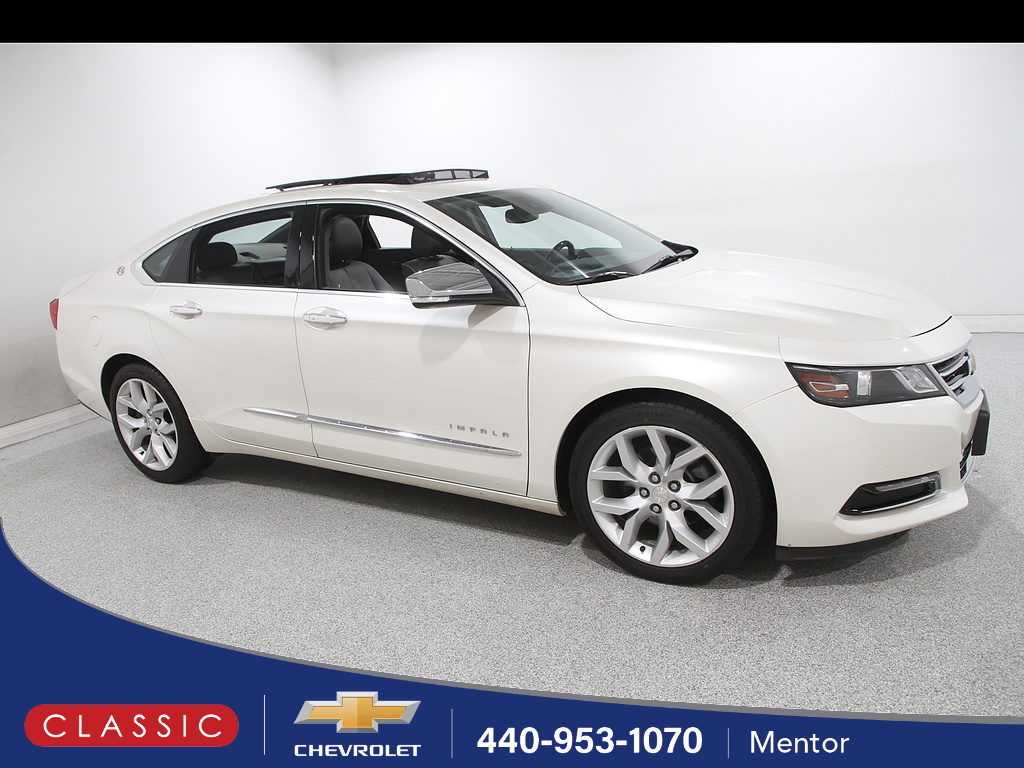 White Diamond Tricoat 2014 Chevrolet Impala Sedan Front-Wheel Drive 6-Speed Automatic Overdrive
