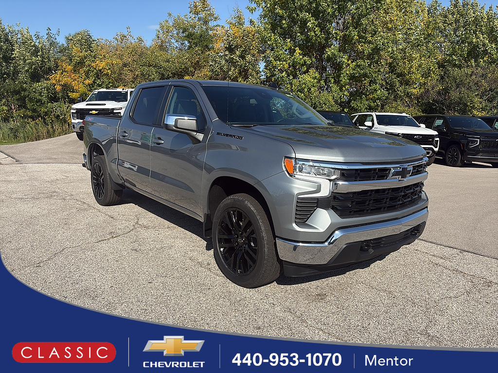 Sterling Gray Metallic 2026 Chevrolet Silverado 1500 Pickup Truck Four-Wheel Drive Automatic