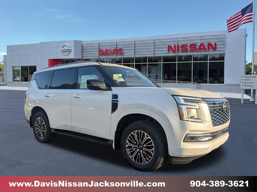 Aspen White TriCoat 2026 Nissan Armada SUV / Crossover Four-Wheel Drive 9-Speed Automatic