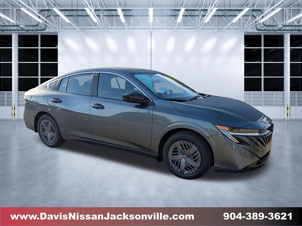Gray (Gun Metallic) 2026 Nissan Sentra Sedan Front-Wheel Drive Continuously Variable Transmission