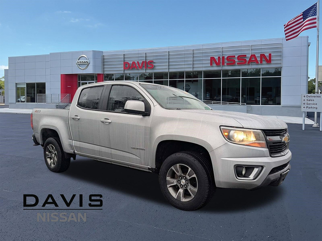Silver Ice Metallic 2016 Chevrolet Colorado Pickup Truck Four-Wheel Drive 6-Speed Automatic