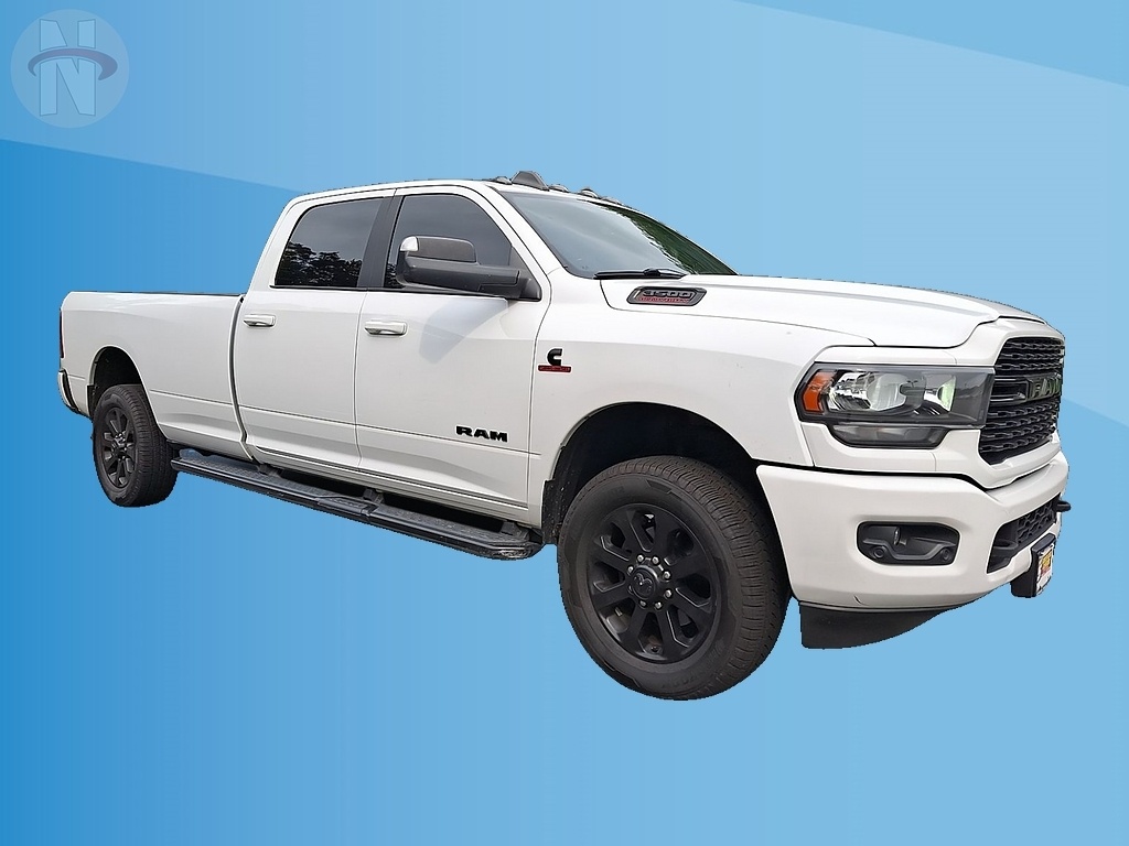 Bright White Clear Coat 2022 RAM 3500 Pickup Truck Four-Wheel Drive 6-Speed Automatic