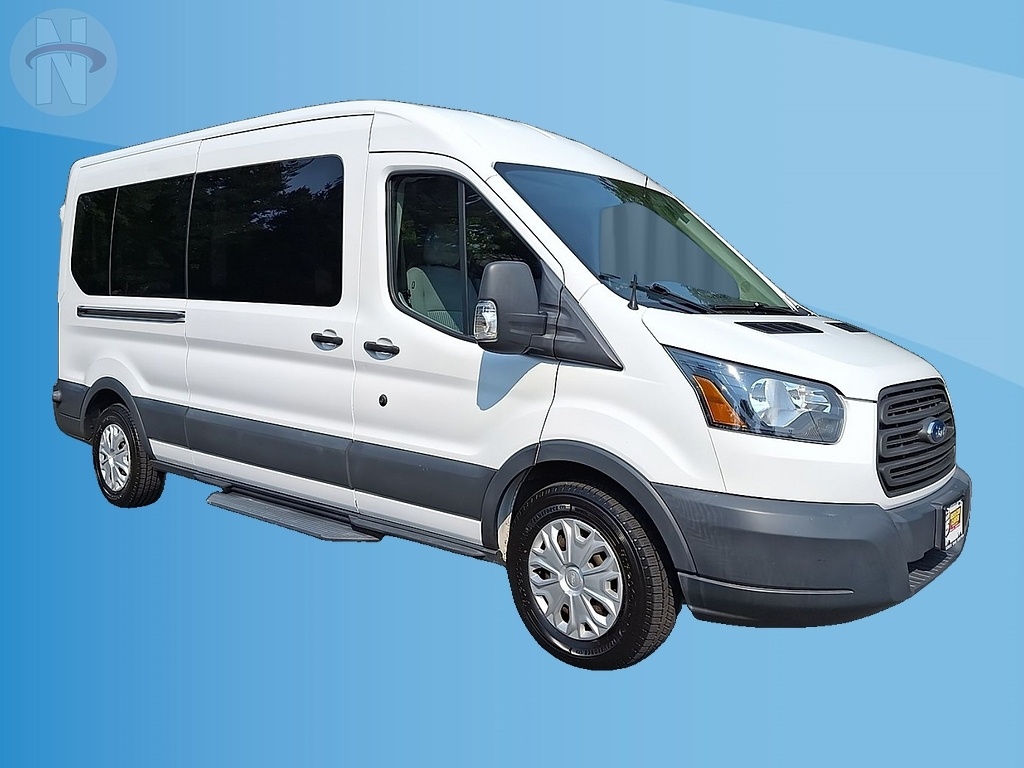 Oxford White 2017 Ford Transit Passenger Van Rear-Wheel Drive 6-Speed Automatic