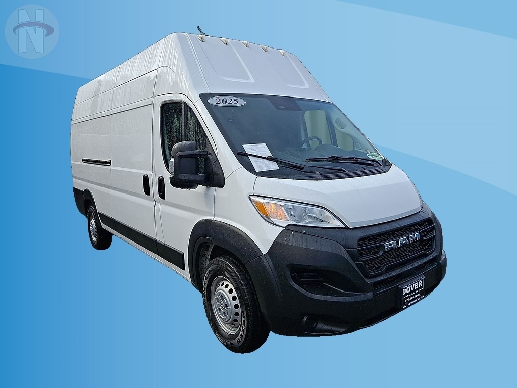 Bright White Clear Coat 2025 RAM ProMaster Van Front-Wheel Drive 9-Speed Automatic