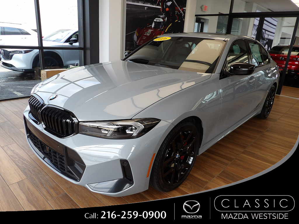 Gray (Brooklyn Grey Metallic) 2026 BMW 3 Series Sedan All-Wheel Drive 8-Speed Automatic