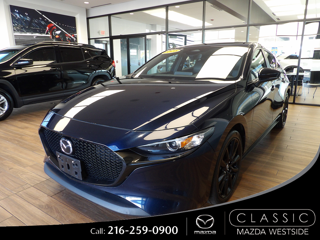 Deep Crystal Blue Mica 2025 Mazda MAZDA3 Hatchback Front-Wheel Drive 6-Speed Automatic