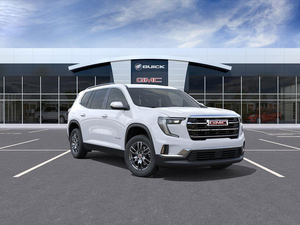 Summit White 2026 GMC Acadia SUV / Crossover Front-Wheel Drive 8-Speed Automatic