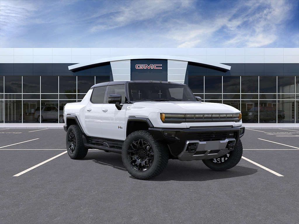 Interstellar White 2026 GMC Hummer EV Pickup Pickup Truck All-Wheel Drive 1-Speed Dual Clutch