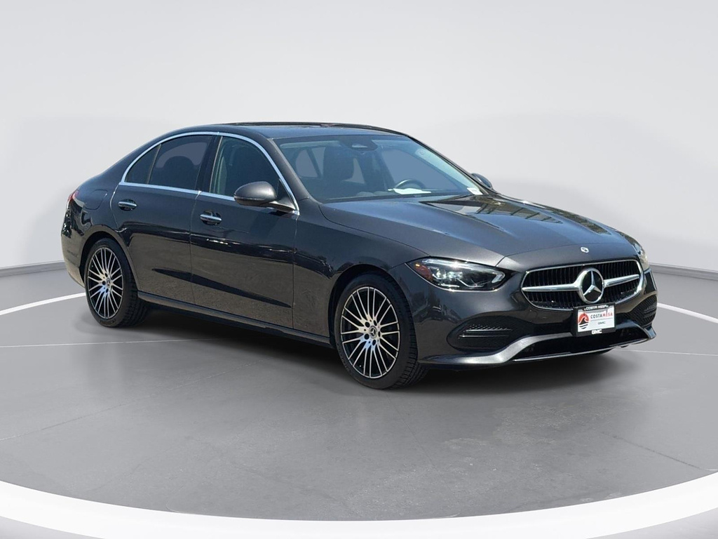 Gray (Graphite Grey Metallic) 2022 Mercedes-Benz C-Class Sedan Rear-Wheel Drive 9-Speed Automatic